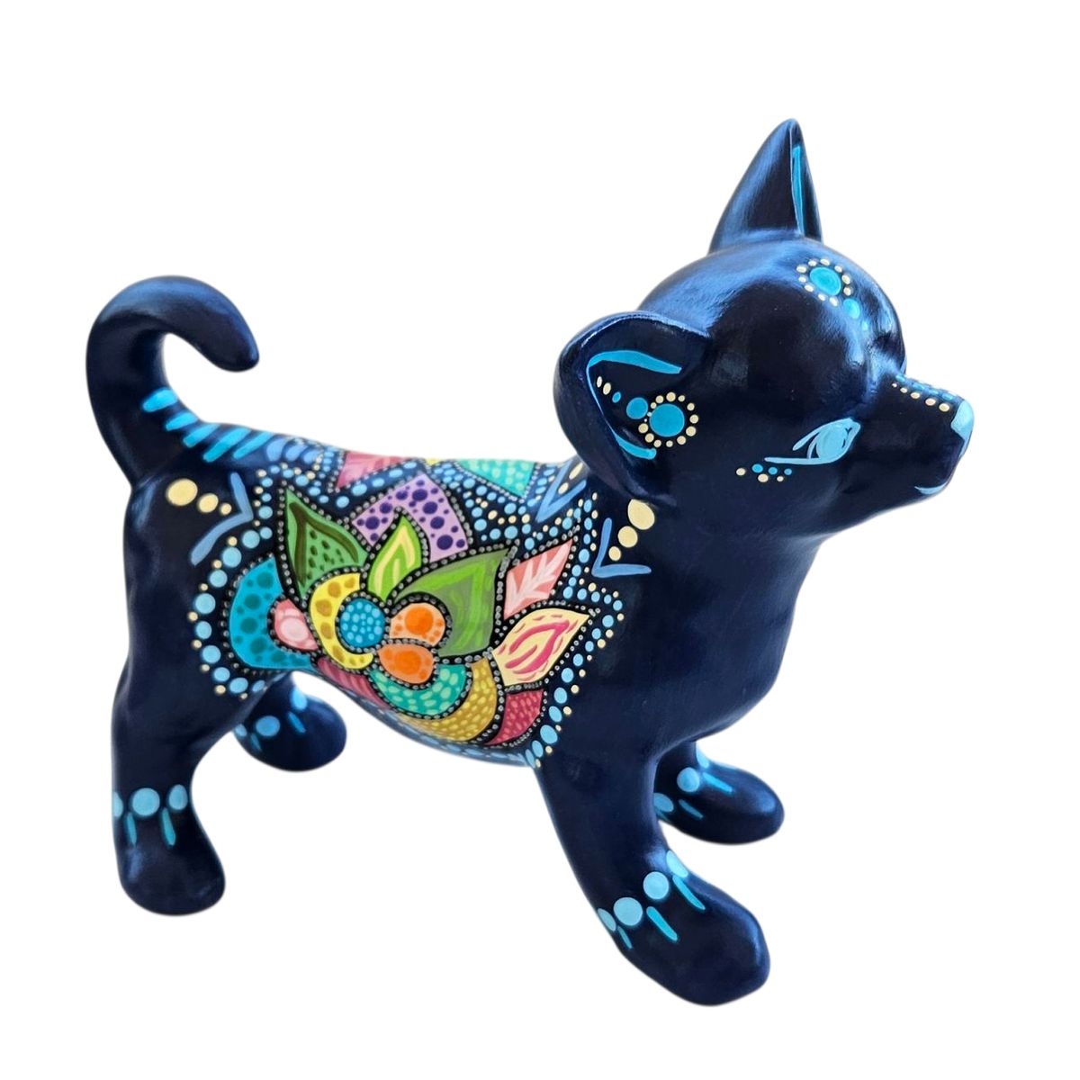 CREA TALLER - Perro decorativo de cerámica