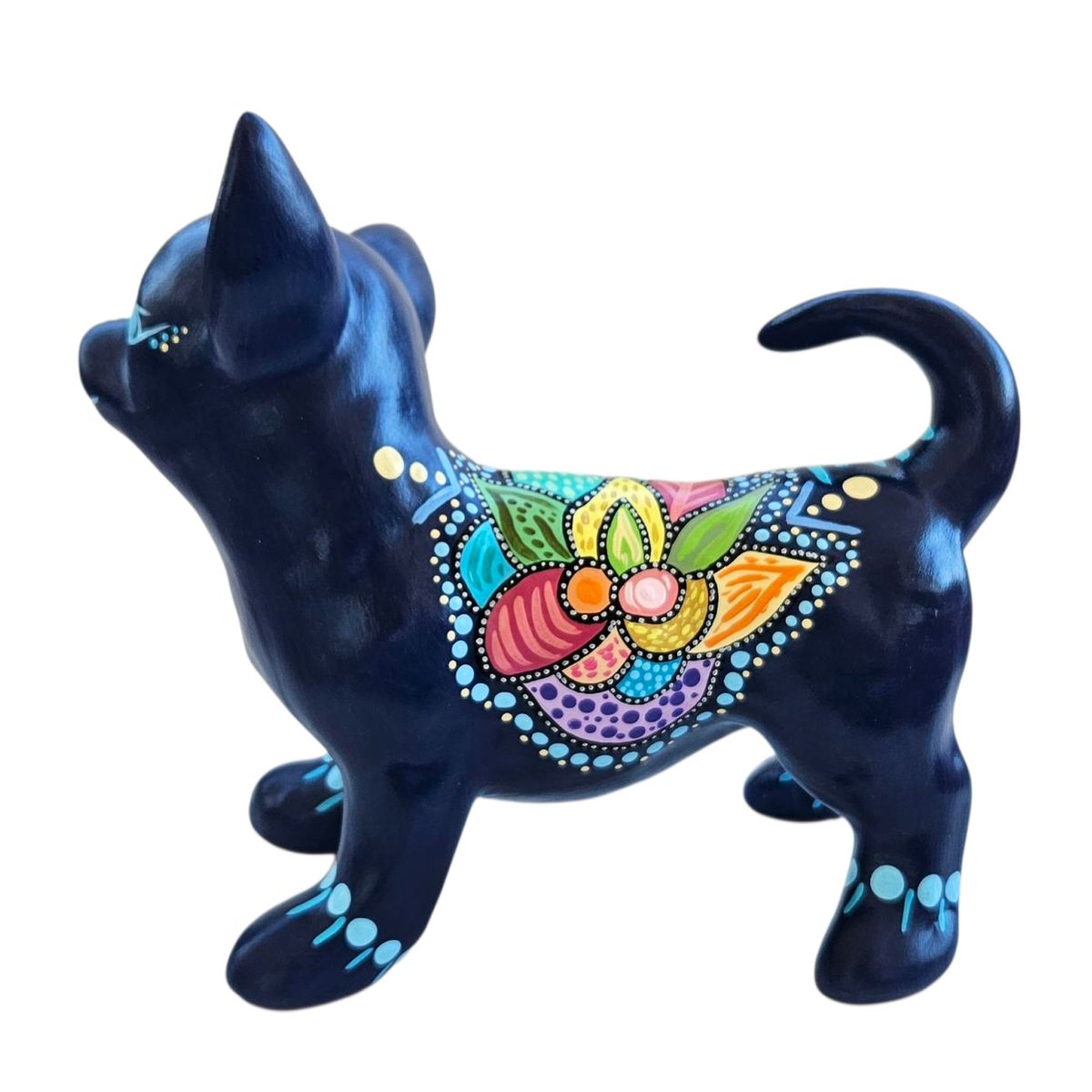 CREA TALLER - Perro decorativo de cerámica