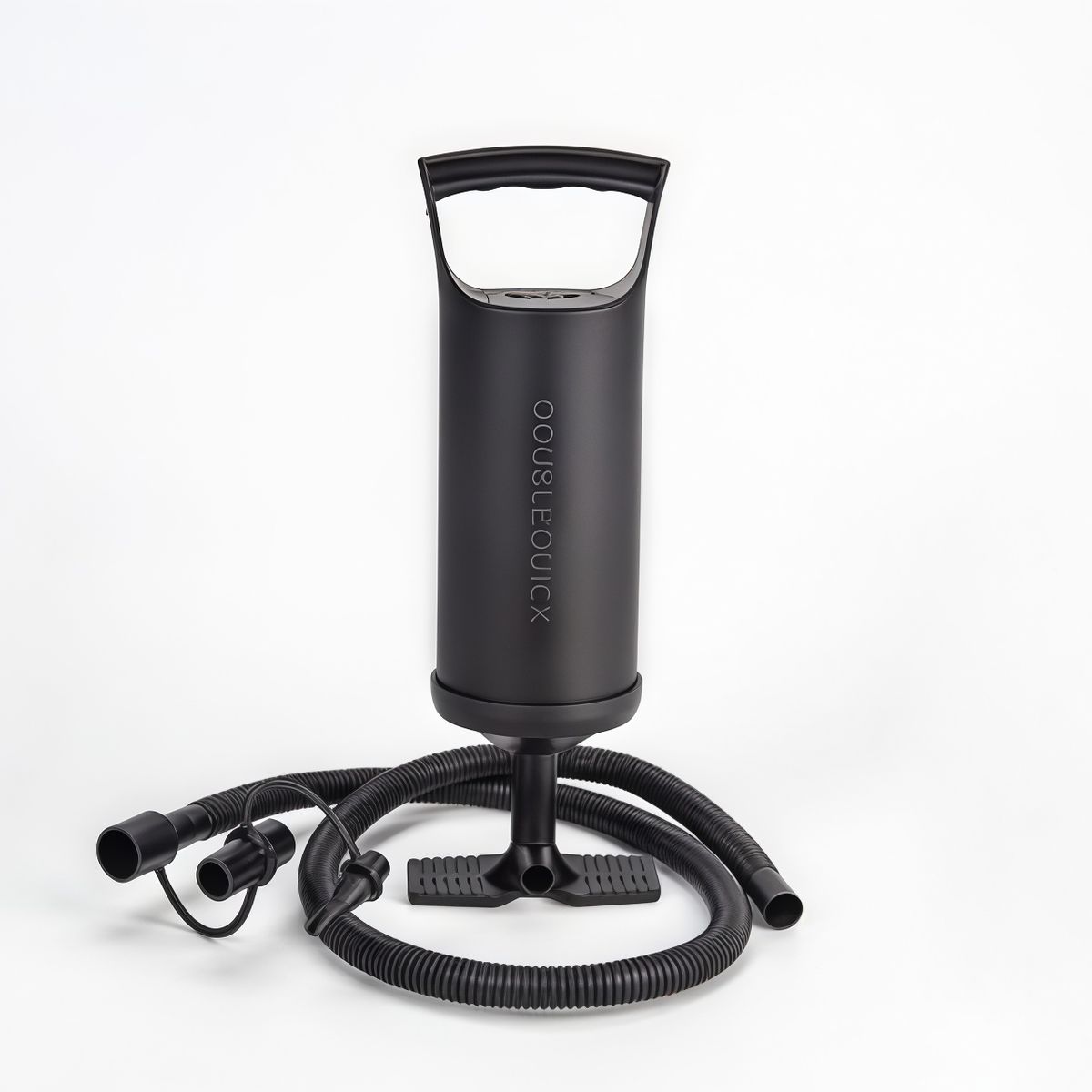 OASIS - Bomba Inflable Manual Inflable Double Quick Negro