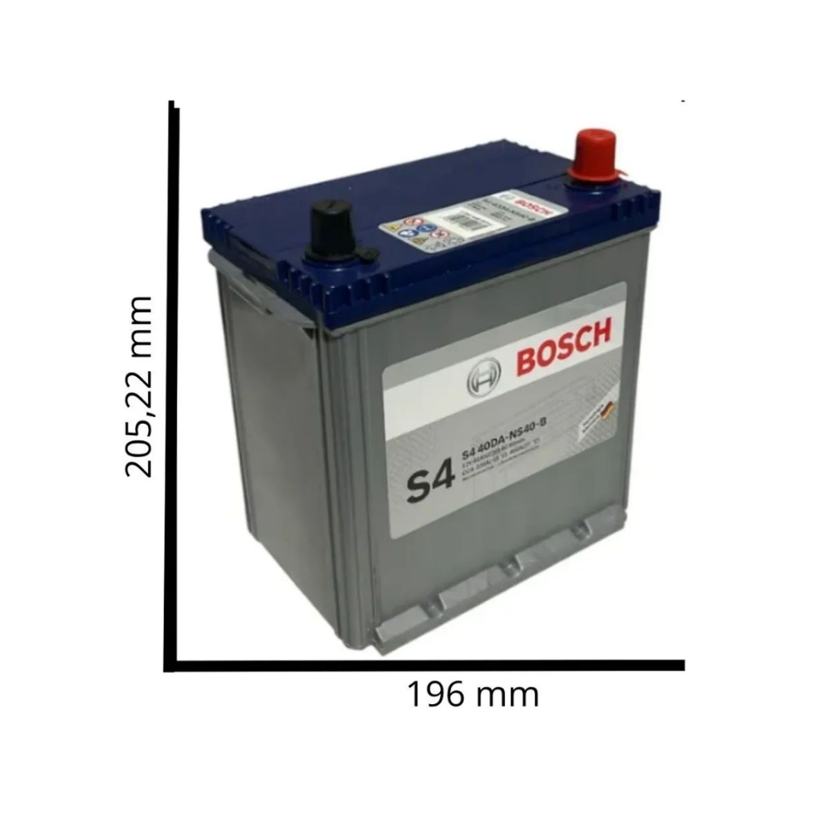 BOSCH - Batería de Auto 40 Ah Positivo Derecho 330 amp