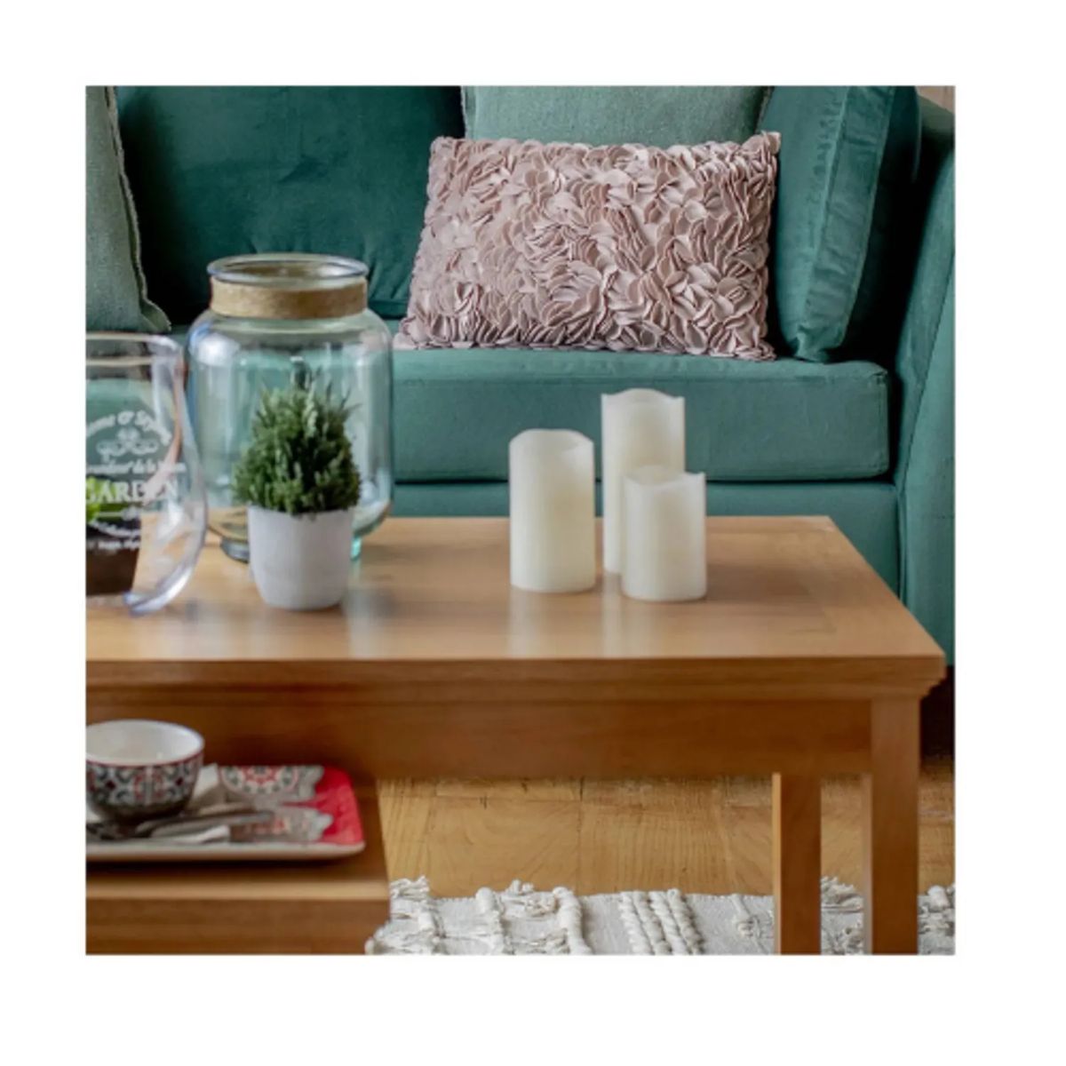 MOVI - Velas LED Decorativas con Control Remoto – Juego de 3 piezas