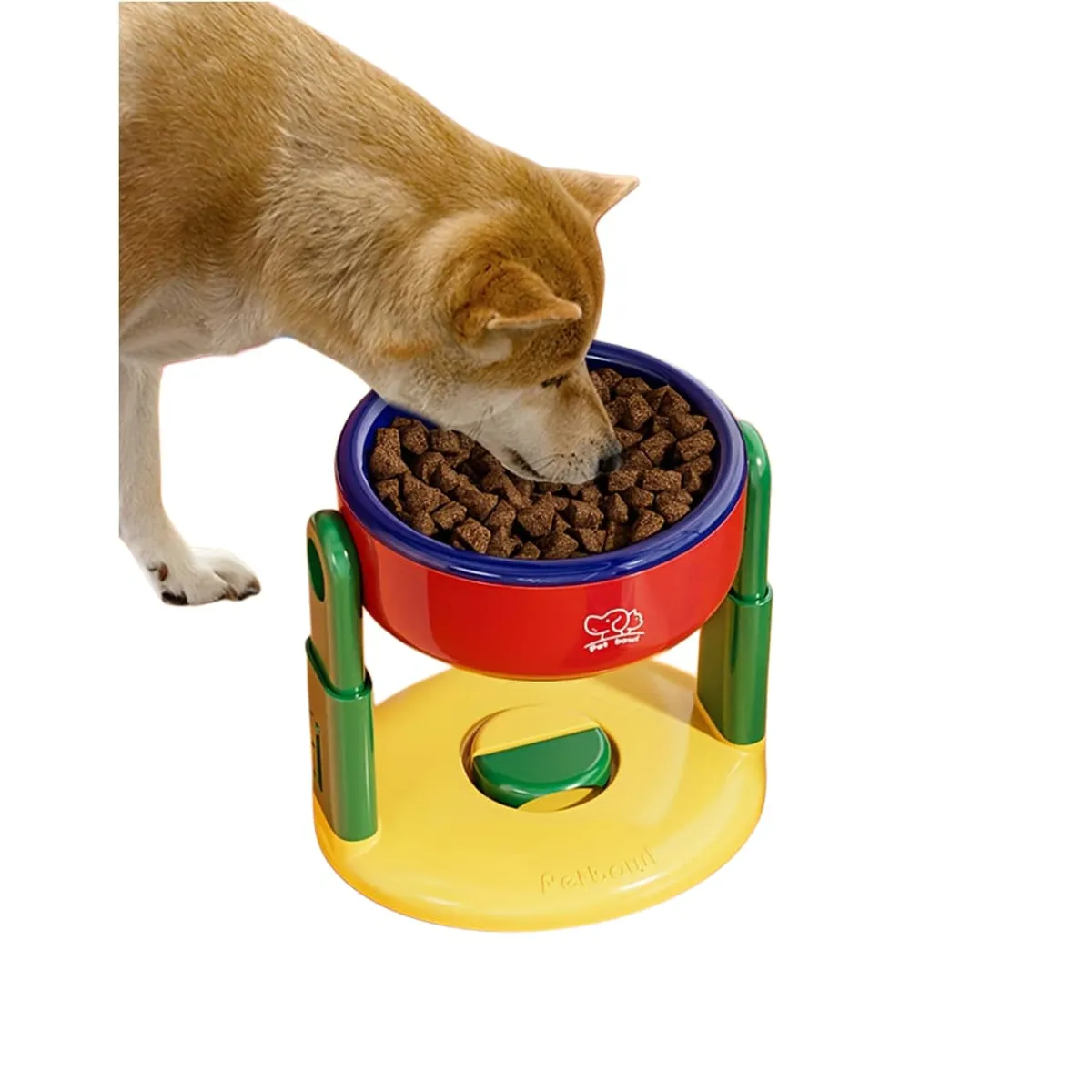 GENERICO - Plato Para Mascotas Alto Gato o Perro Comedero Ajustable