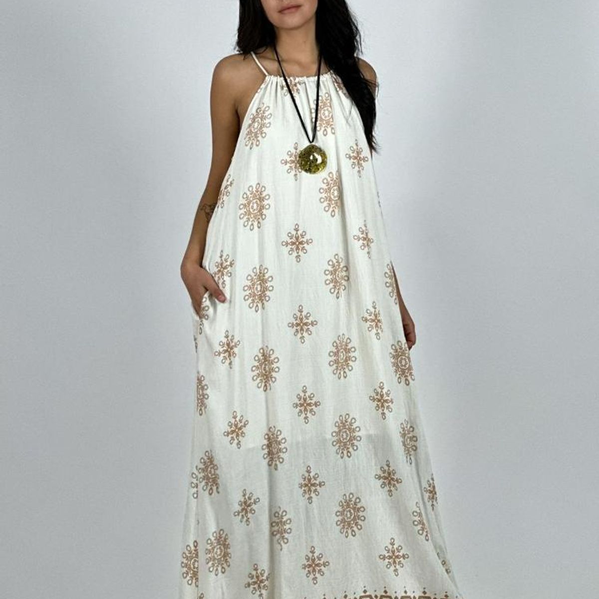 ENIGMATICA BOUTIQUE - Vestido de Tirantes Boho