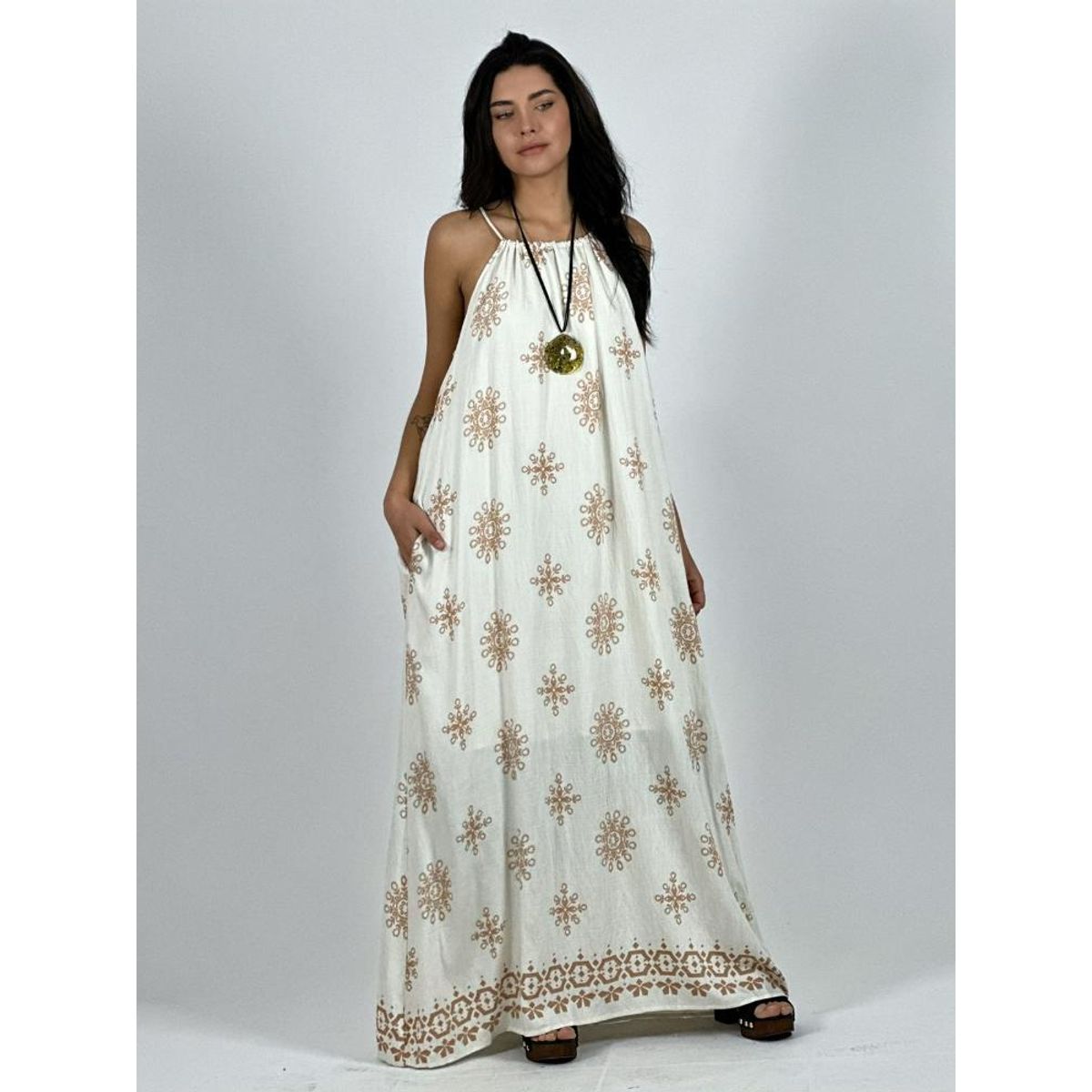 ENIGMATICA BOUTIQUE - Vestido de Tirantes Boho