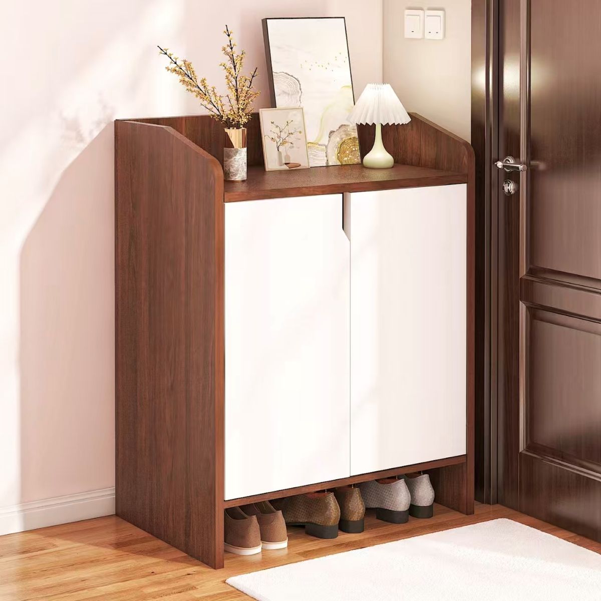 ELEMENT DESIGN - Zapatero Organizador con 2 Puerta 60x30x70 cm