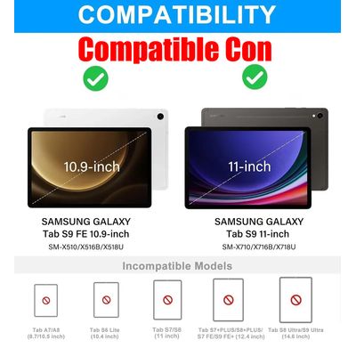 Imagen 2 del producto Funda Con Teclado Para Samsung Galaxy Tab S9 Fe 10.9 / S9 11