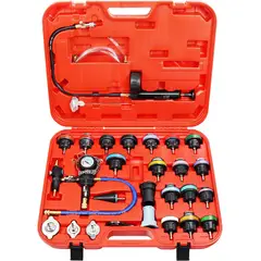 KUANGYE - Kit Multifunción Radiador Fugas Purgas Refrigerante 28 Pzs