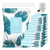 Bolsas Comprimibles Vacio Ropa 12 Pcs Con Bomba Electrica