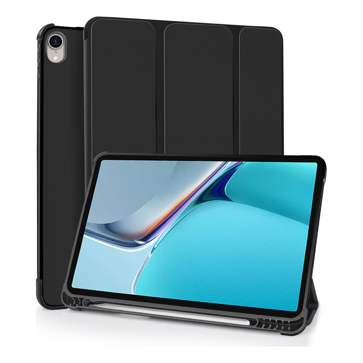 SUPERCENTER - Carcasa Smart Cover Para iPad 10.9 +ranura Pencil Negro
