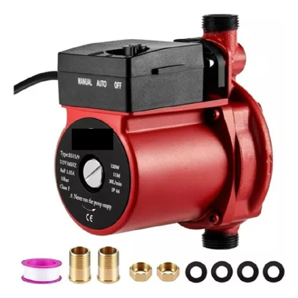 QUICK - Bomba Agua Presurizadora Para Silenciosa Calefon 30 Lmin