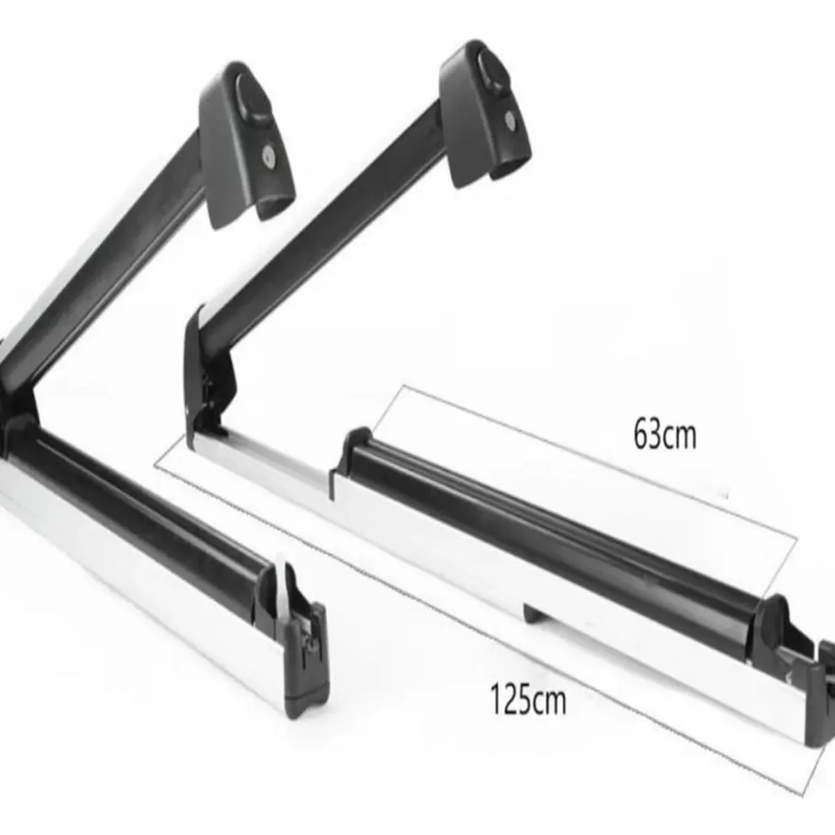 AUDOTO - Porta Ski Para 6 Barra De Techo Transporte Snowboard Esqui