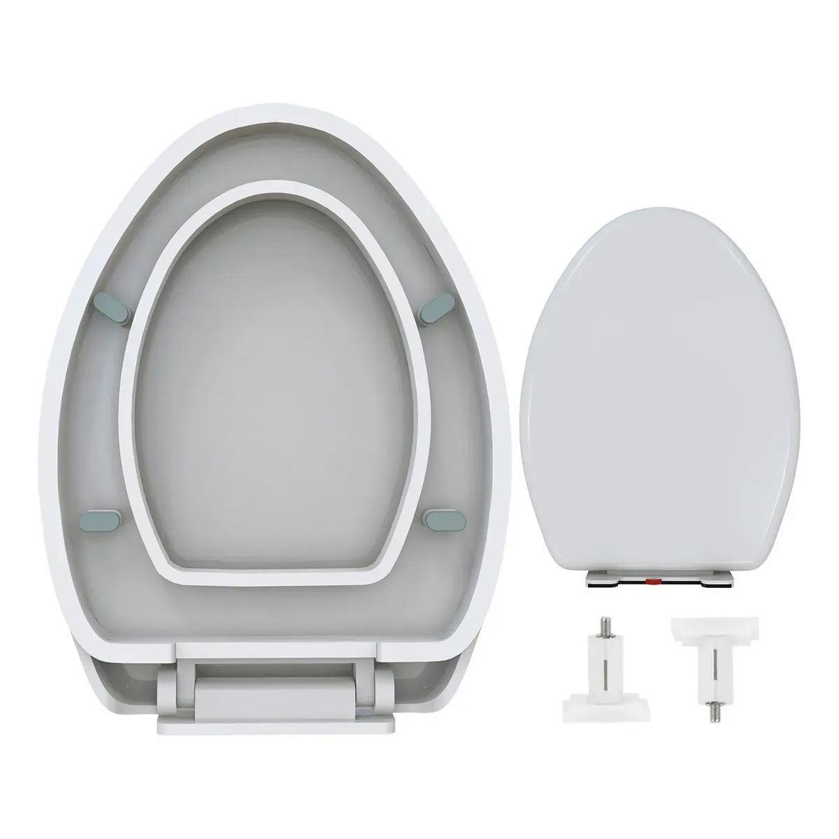 Asiento De Inodoro De V Instalar Rápida Engrosado Con Tapa, marca KUANGYE - Foto Principal