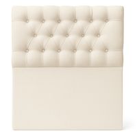 Cama Plaza y Media Crudo Capitone + Colchon Mery Desing