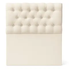 GENERICO - Cama Plaza y Media Crudo Capitone + Colchon Mery Desing