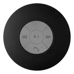 SUPERCENTER - Parlante Ducha Bluetooth Manos Libre Impermeable Negro