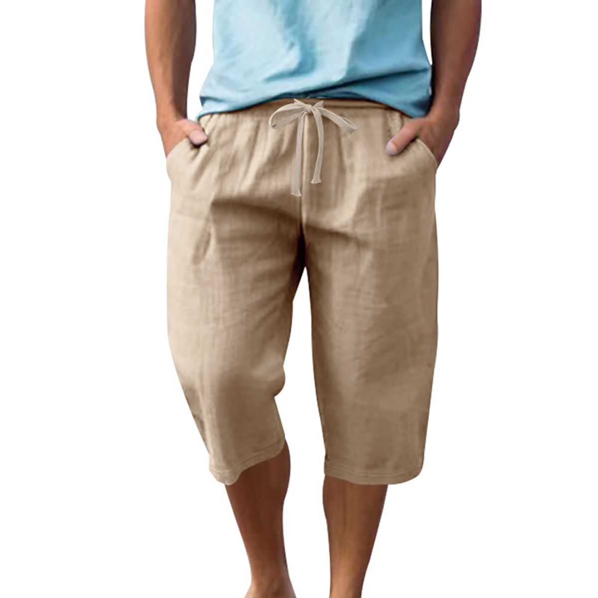 TIOZONEY - pantalones cortos casuales ligeros - Azul