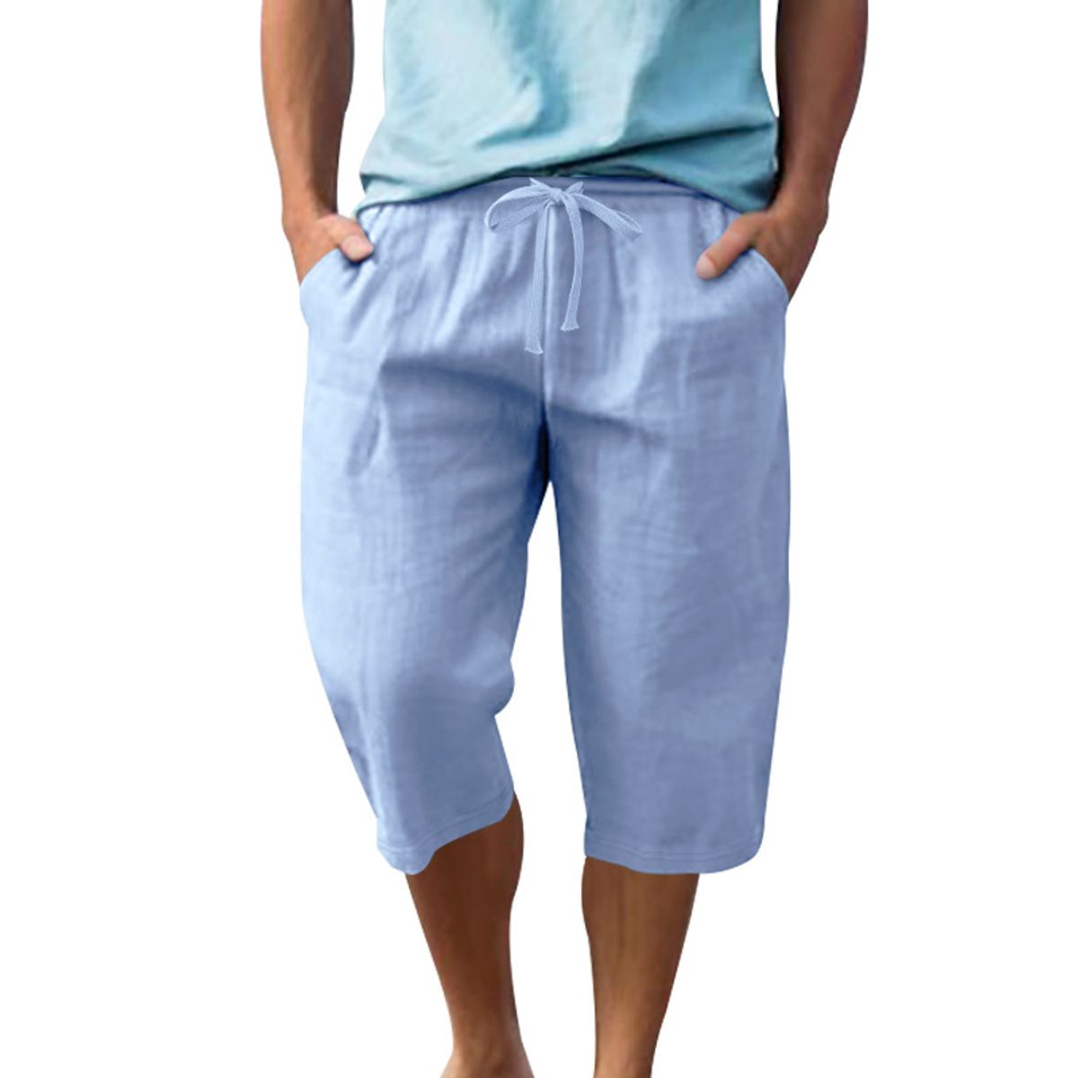 TIOZONEY - pantalones cortos de verano con bolsillos - Verde
