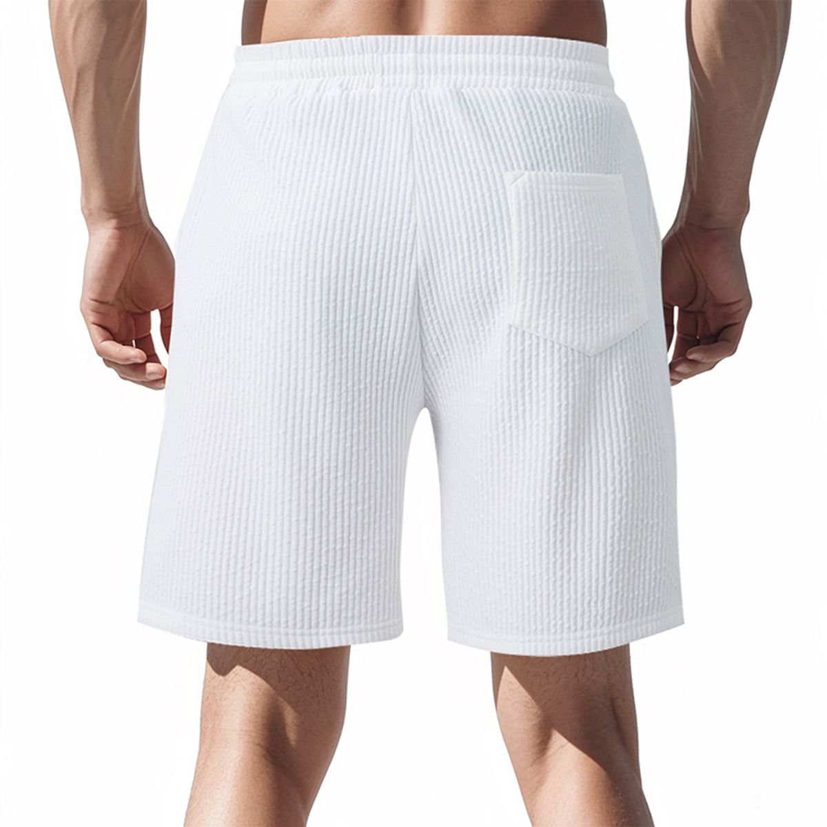TIOZONEY - pantalones cortos casuales ligeros - Blanco