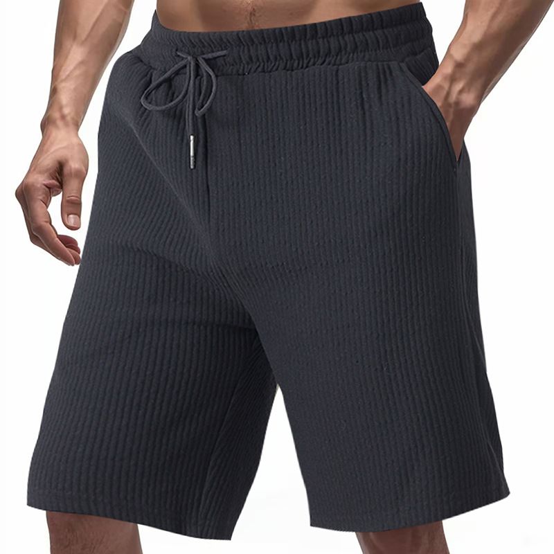 TIOZONEY - pantalones cortos de verano con bolsillos - Negro