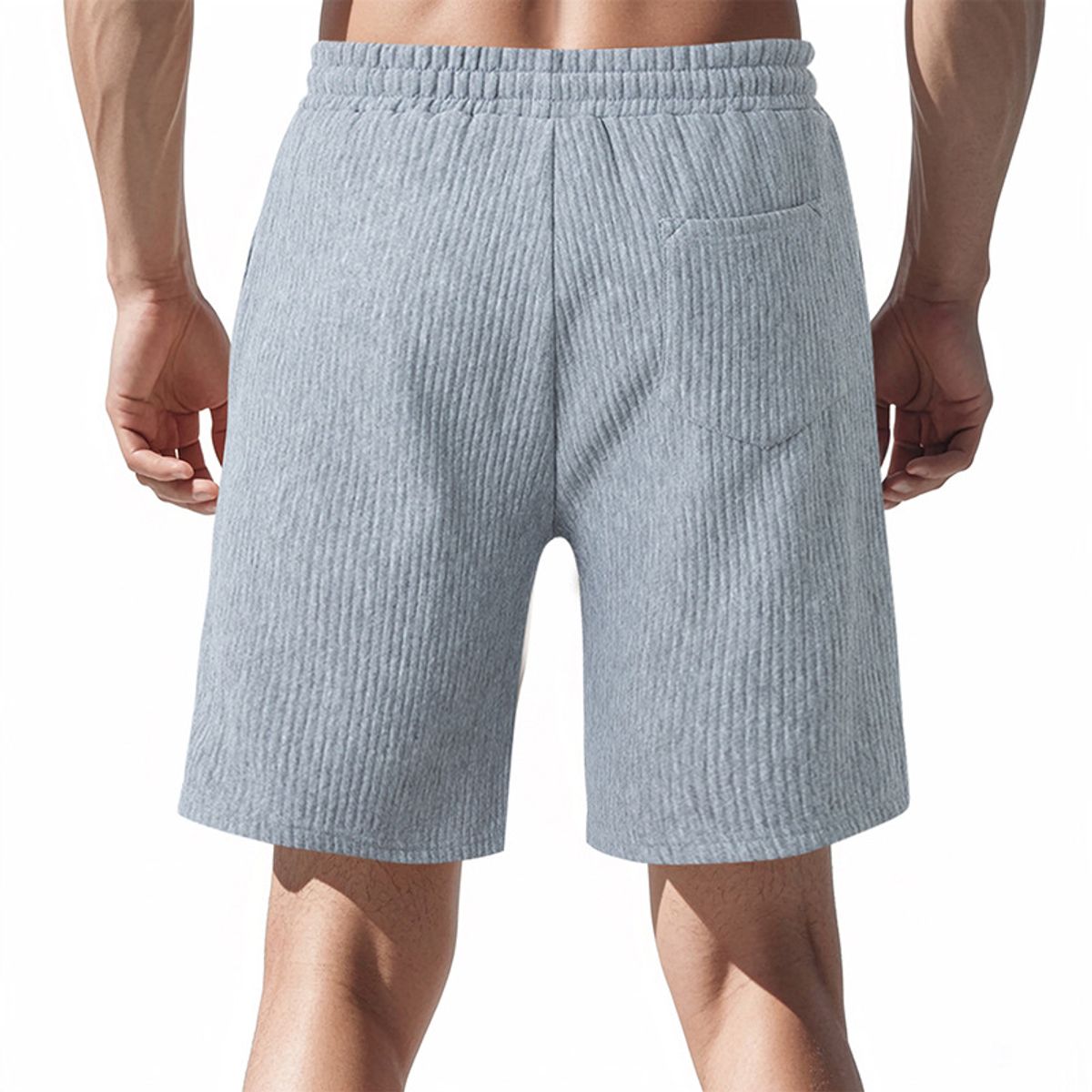 TIOZONEY - pantalones cortos de verano con bolsillos - Gris