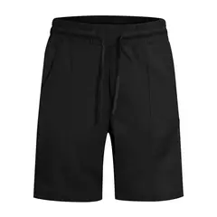 TIOZONEY - Pantalones cortos de verano con bolsillos - Negro