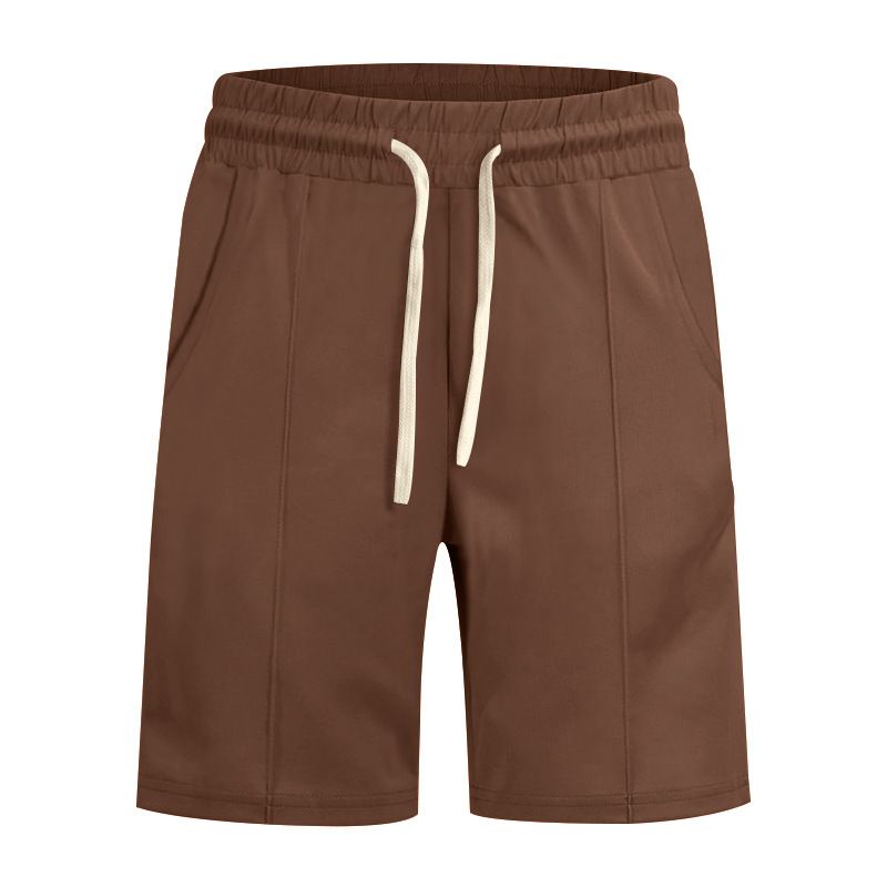 TIOZONEY - pantalones cortos de verano con bolsillos - Marrón