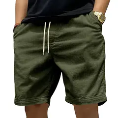 TIOZONEY - Pantalones cortos de verano con bolsillos - Verde