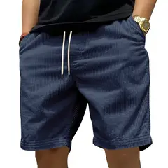 TIOZONEY - Pantalones cortos casuales ligeros - Azul