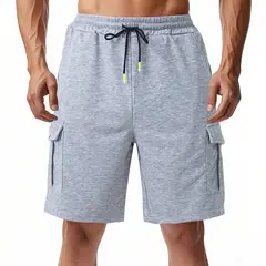 TIOZONEY - Pantalones cortos casuales ligeros - Blanco