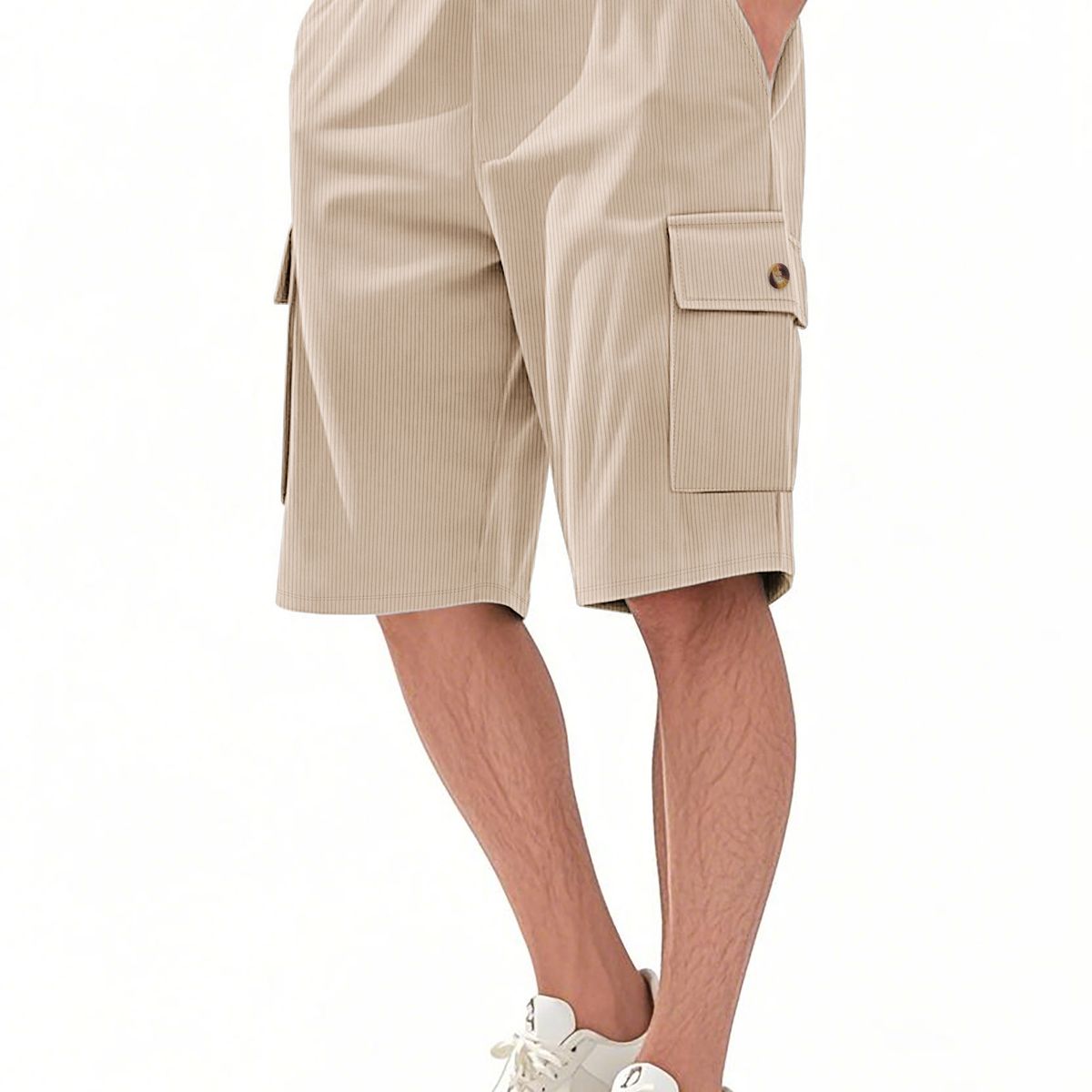 TIOZONEY - pantalones cortos casuales ligeros - Beige