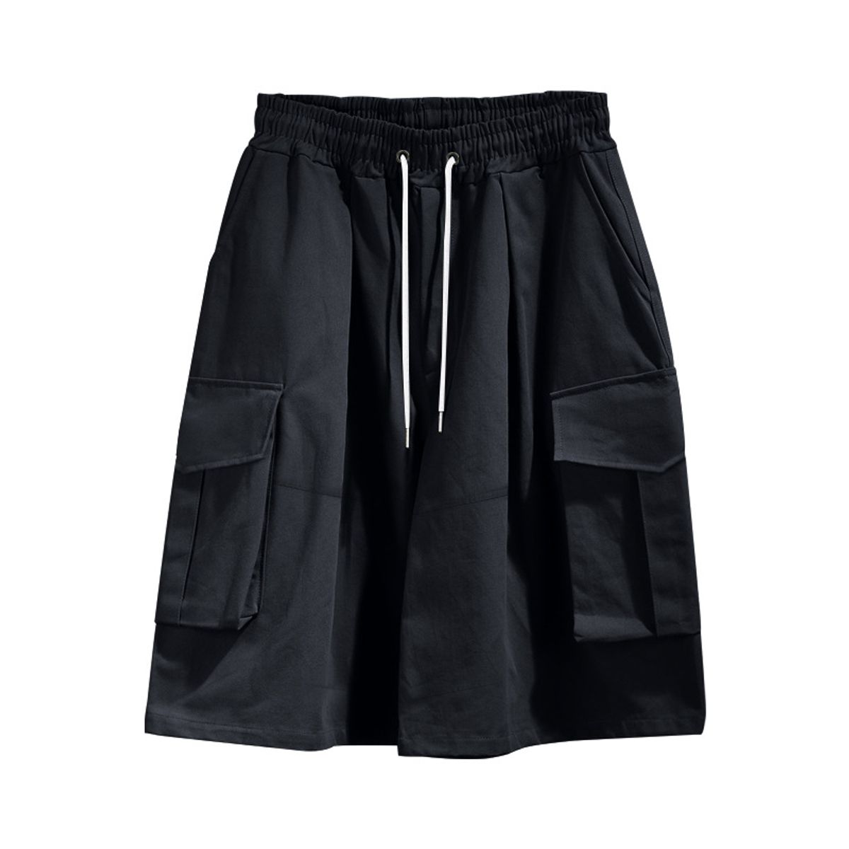 TIOZONEY - pantalones cortos de verano con bolsillos - Negro