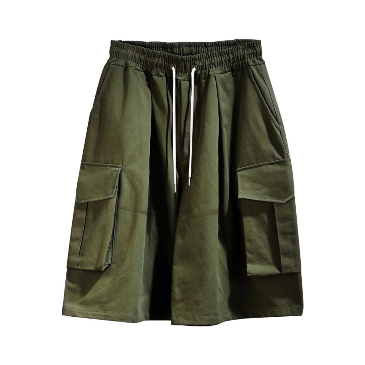 TIOZONEY - pantalones cortos de verano con bolsillos - Verde