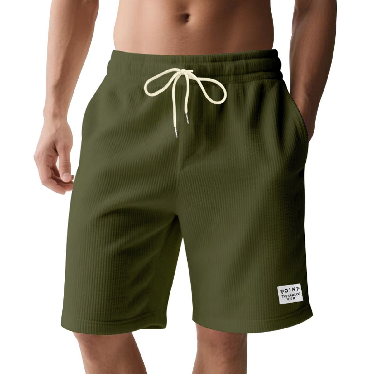 TIOZONEY - pantalones cortos de verano con bolsillos - Verde