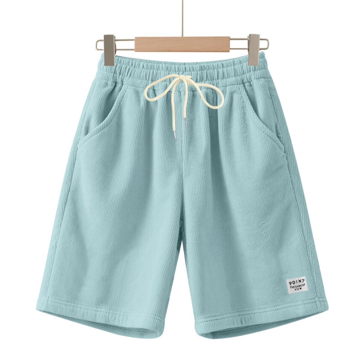 TIOZONEY - pantalones cortos de verano con bolsillos - Marrón