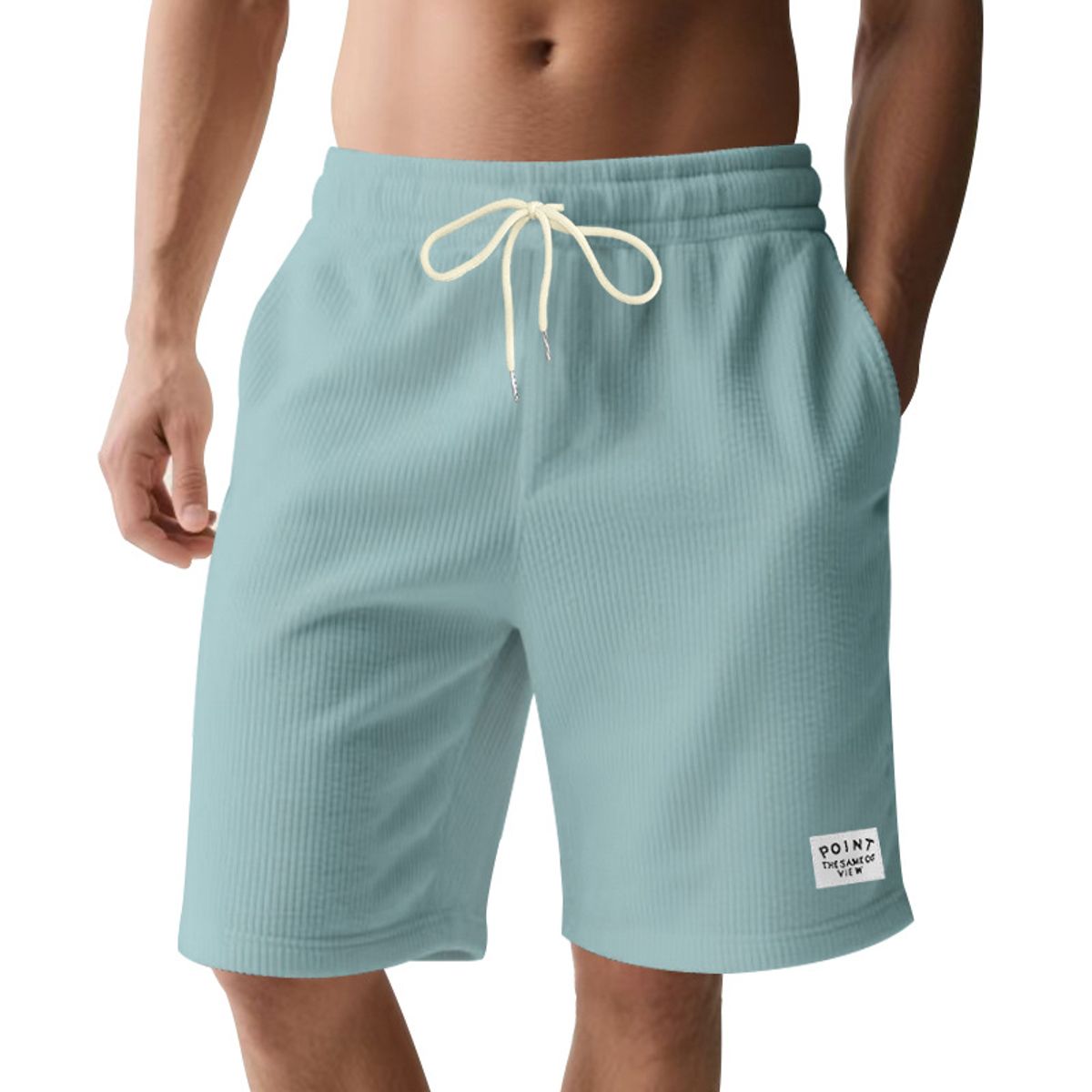 TIOZONEY - pantalones cortos de verano con bolsillos - Marrón