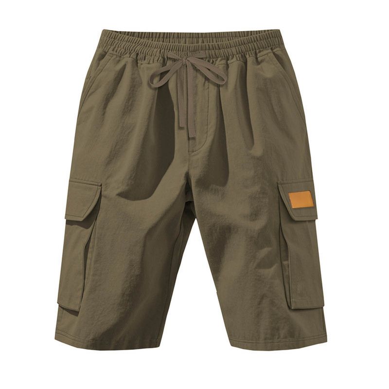 TIOZONEY - pantalones cortos de verano con bolsillos - Verde