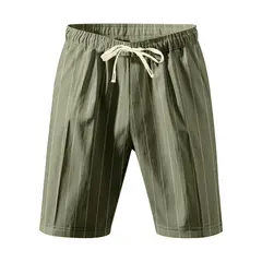 TIOZONEY - Pantalones cortos de verano con bolsillos - Verde