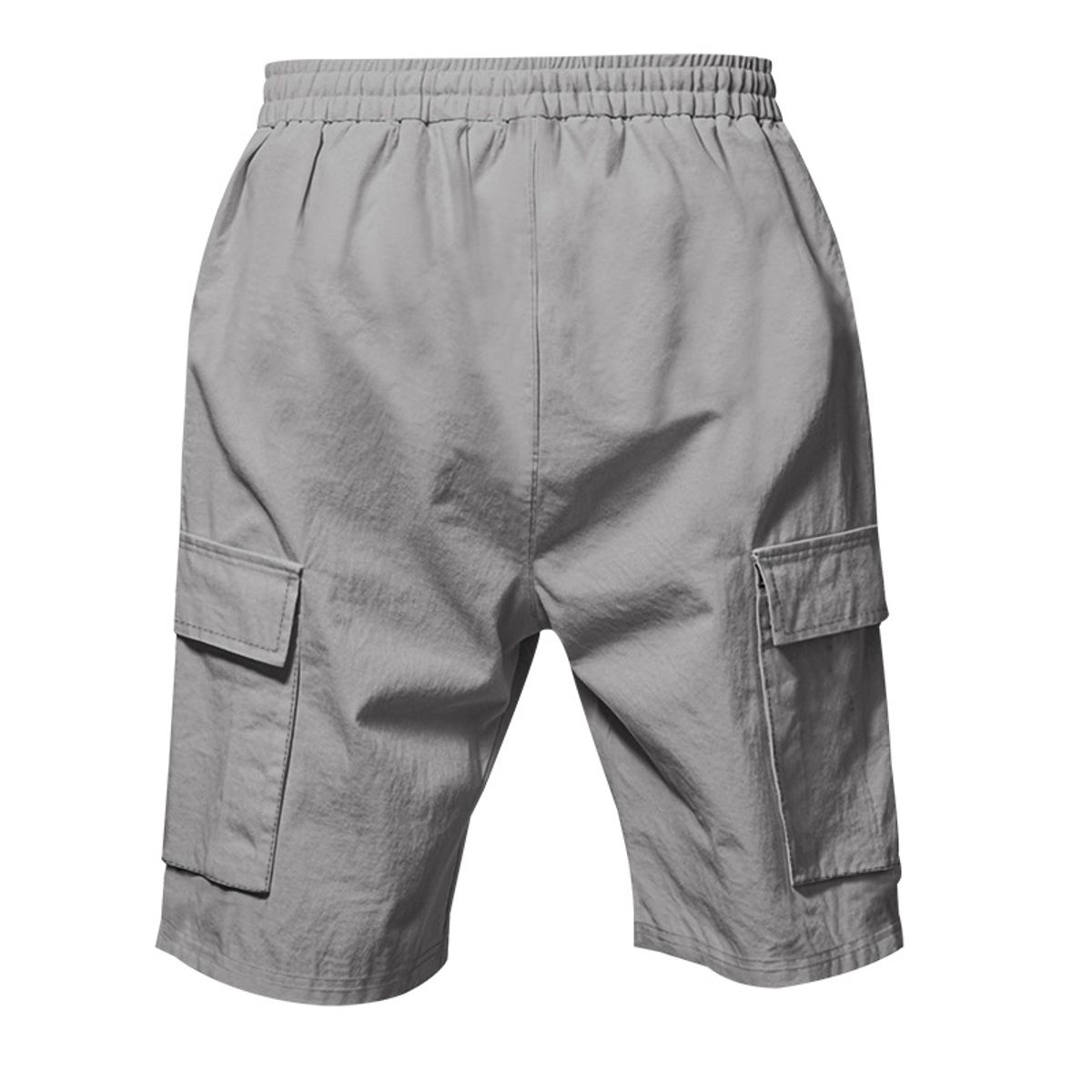 TIOZONEY - pantalones cortos de verano con bolsillos - Gris