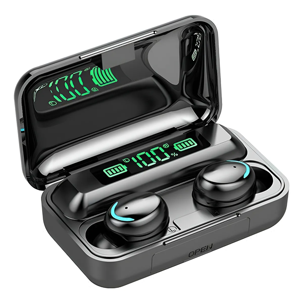 SUPERCENTER - Audífonos In-ear Inalámbricos Bluetooth Connect F9-5 Led Negro