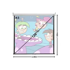 MALIK - Telon Mural 240x180 cm 43 para proyector Epron L200sw