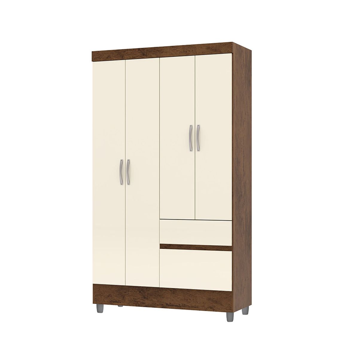 VEKKAHOME - CLOSET IDEAL CREMA 4P 2C