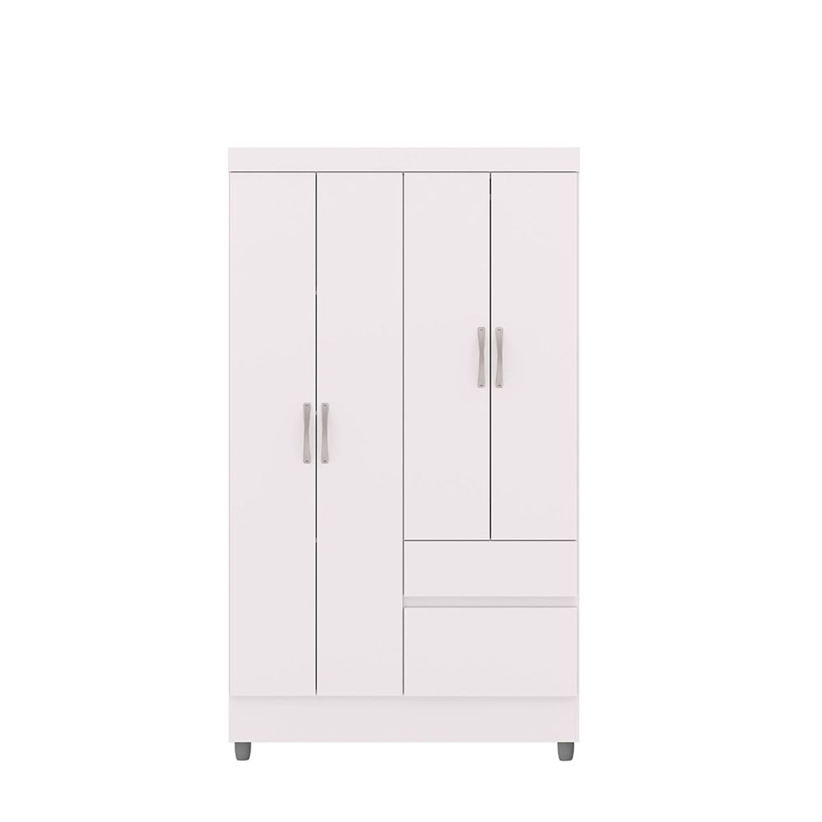 VEKKAHOME - CLOSET IDEAL BLANCO 4P 2C