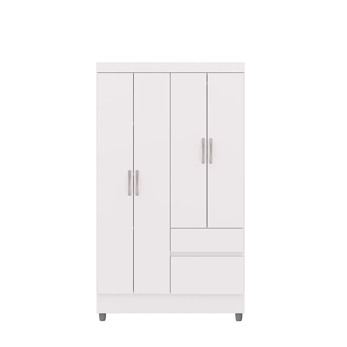 VEKKAHOME - CLOSET IDEAL BLANCO 4P 2C