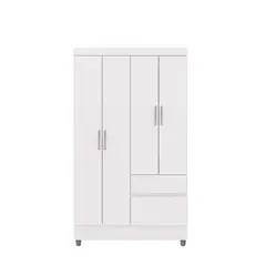 VEKKAHOME - CLOSET IDEAL BLANCO 4P 2C