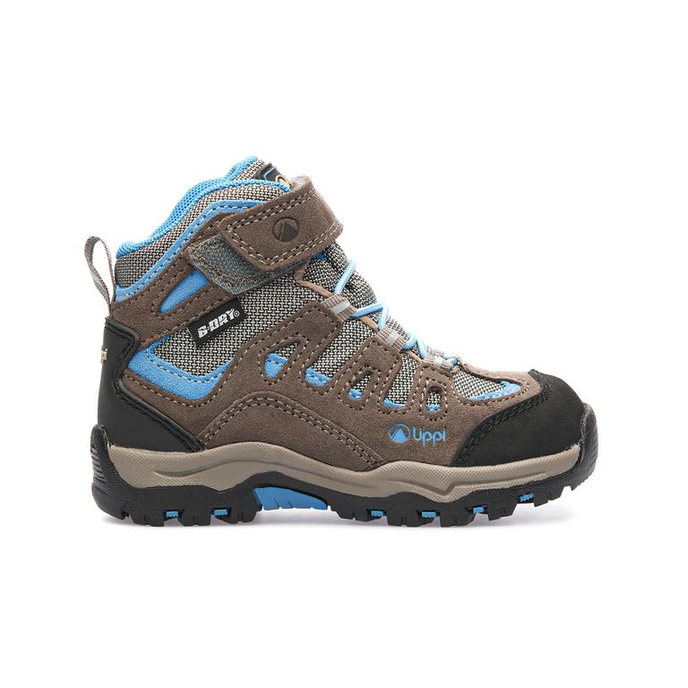 Botín Hombre Puelo Cs Hi Velcro Cafe / Azul