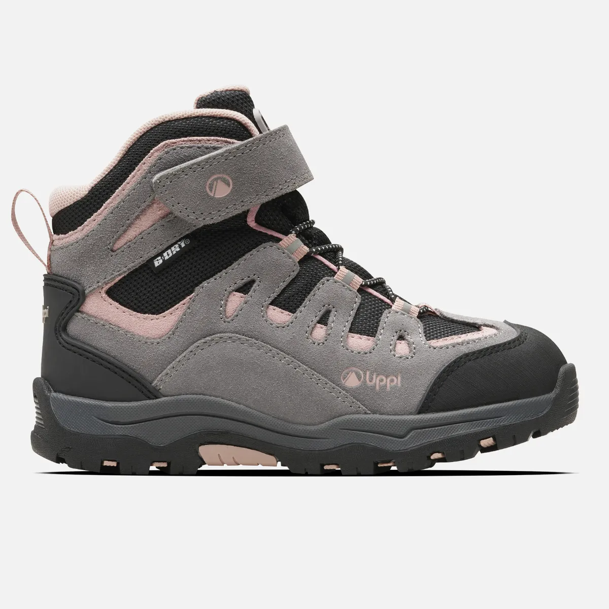 LIPPI - Botín Mujer Puelo Cs Hi Velcro Gris / Damasco Lippi