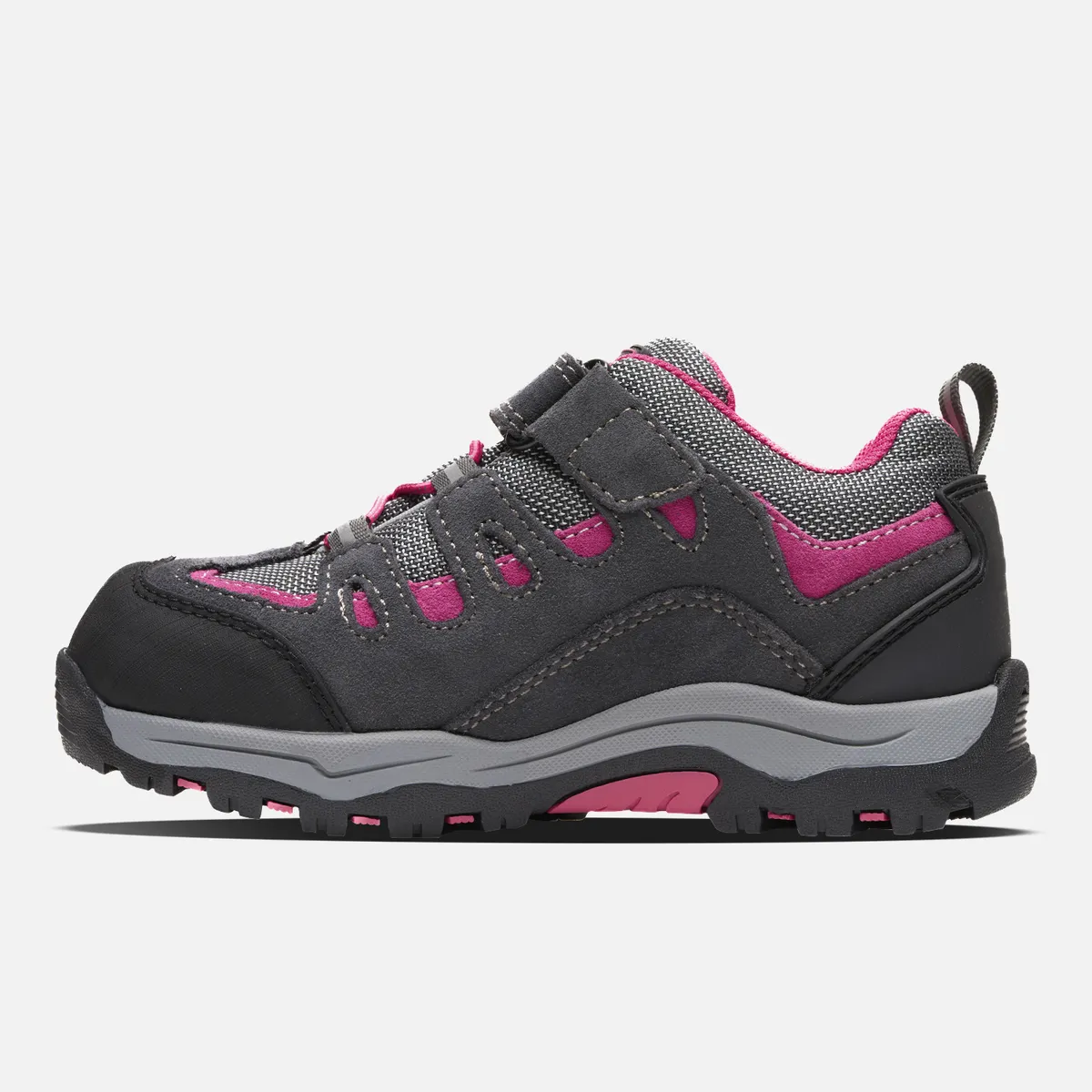 LIPPI - Zapato Niña Puelo Cs Low Velcro Gris / Fucsia Lippi