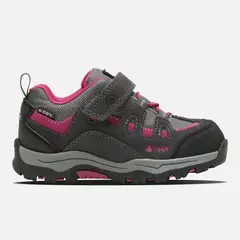 LIPPI - Zapato Niña Puelo Cs Low Velcro Gris / Fucsia