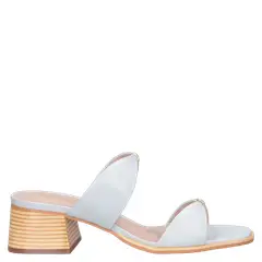 LUZ DA LUA - Sandalia Mujer Casual Celeste