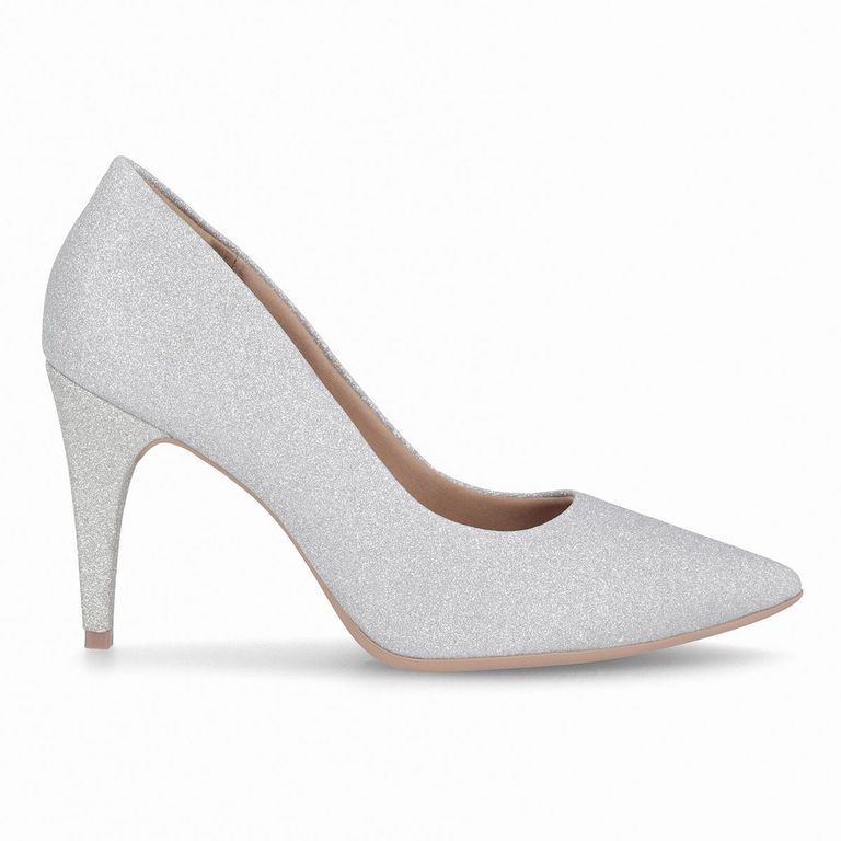 Zapato Mujer Plata/Glitter Silvana 164